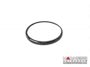 Alfa Romeo Stelvio Rear Emblem Frame Trim - Carbon Fiber